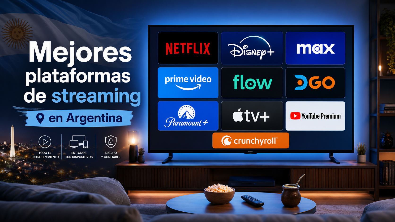 Plataformas de streaming en Argentina 2026: precios, cuál conviene y cuál tiene fútbol
